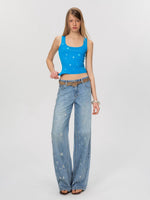 Crystal Distressed Jeans