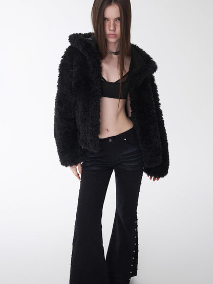 Reversible Shearling Suede Jacket