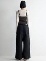 Oversized Tailored Wide-Leg Pants