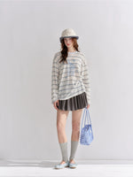 Bubble Hem Mini Skirt