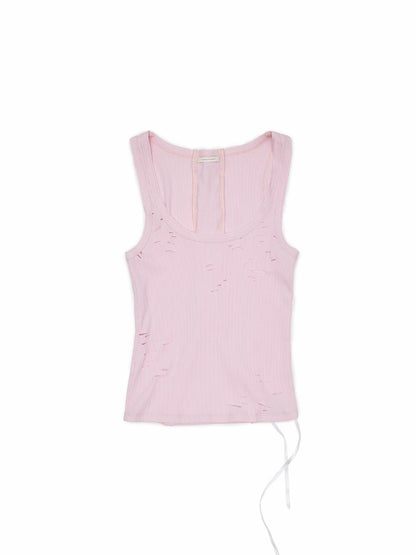 Cutout U-Neck Tank Top