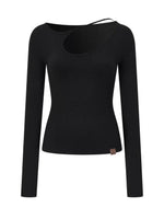 Asymmetric Cutout Top