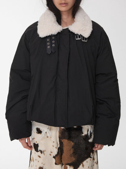 Belted Cocoon Down Jacket