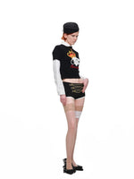 Snoopy Jacquard Wool Knit Sweater