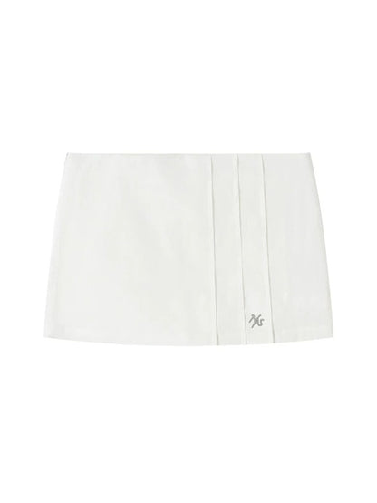 Club Badge A-line Mini Skirt
