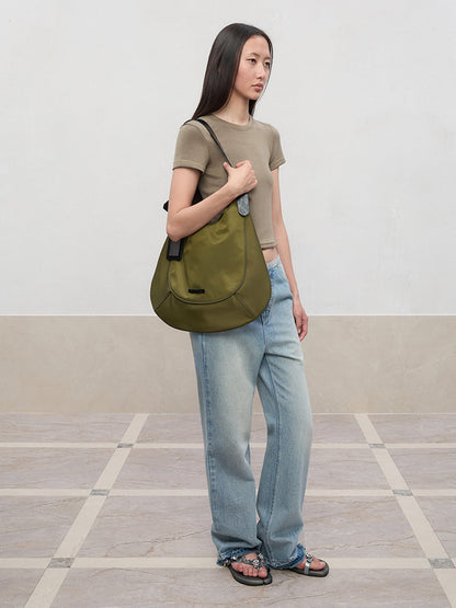 Regular-Shoulder Round Neck Short-Sleeve T-Shirt