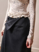 Soft Wool Blend Mini Skirt