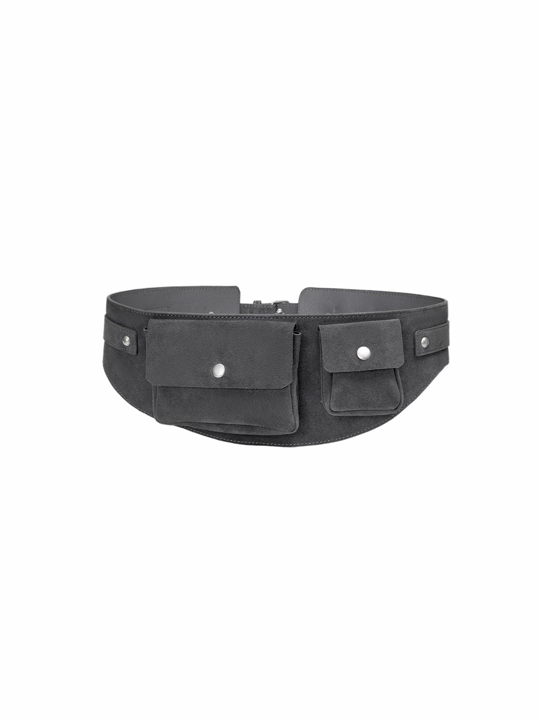 Suede Utility Waist Belt Bag