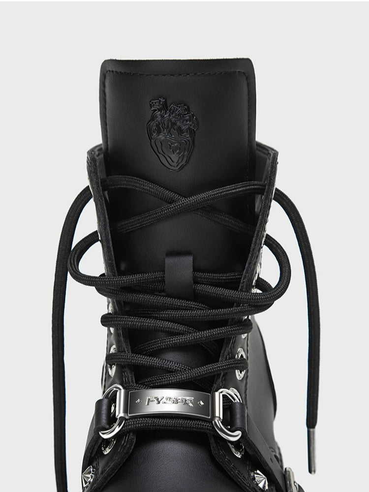 Gothic Platform Ankle Boots