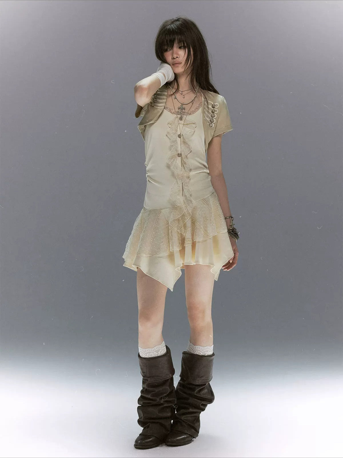 Lace Dress Twinset
