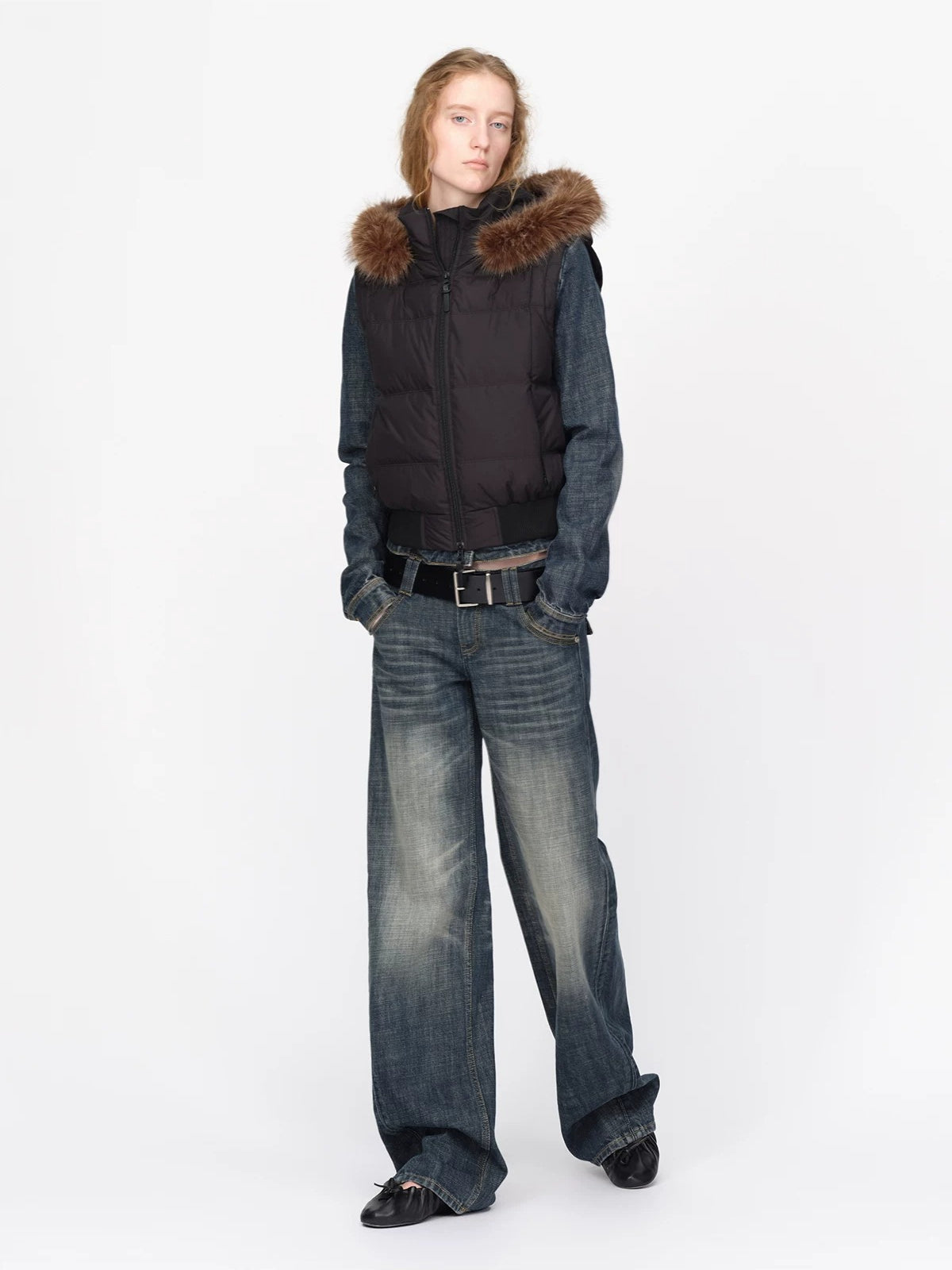 Vintage Wave Washed Jeans