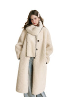 Longline Shearling Coat Set