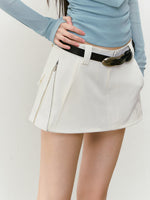 Casual Pencil Skirt with Double - Side Zippers