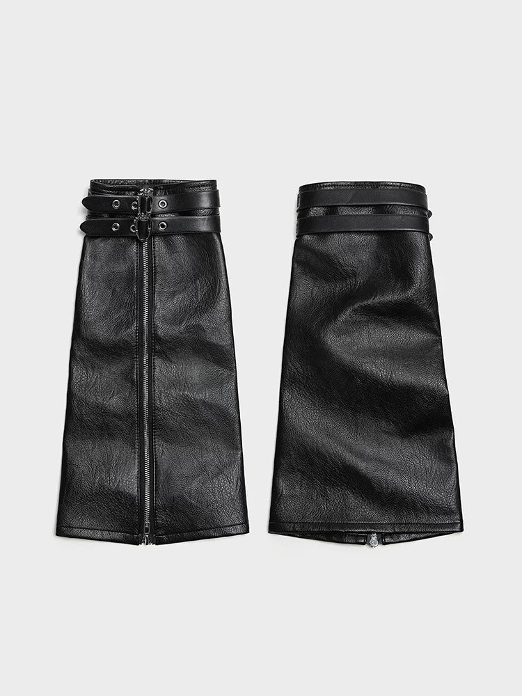 Leather Leg Warmers