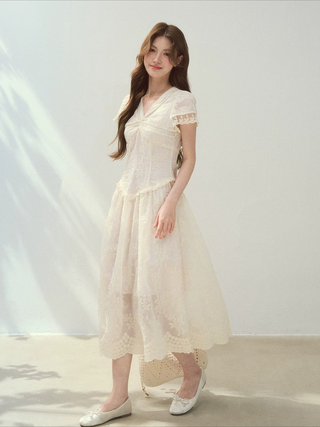 Sunlight Lace A-line Dress