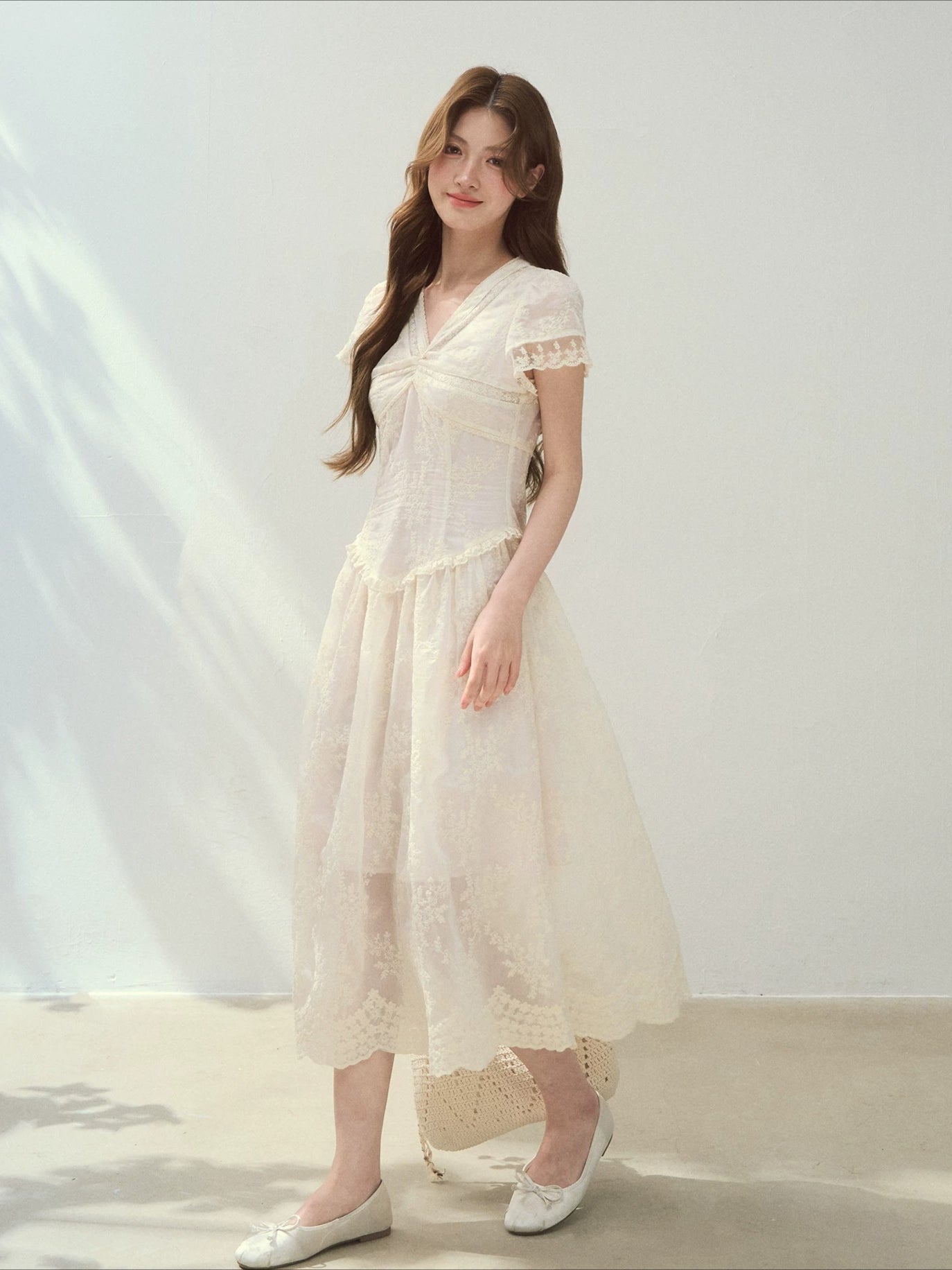 Sunlight Lace A-line Dress
