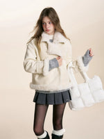 Faux Shearling Suede Jacket