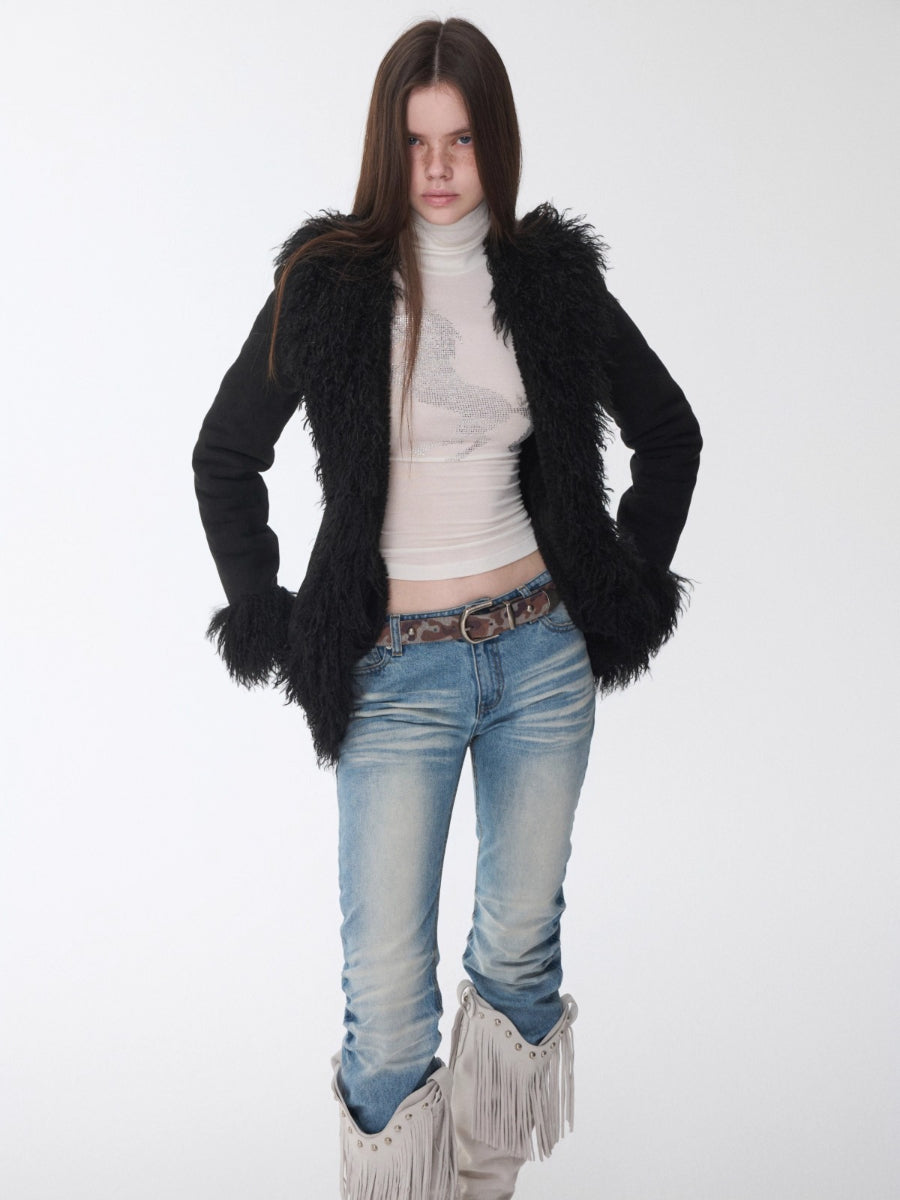 Crystal-Embellished Turtleneck