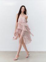 Goddess Layered Chiffon Dress