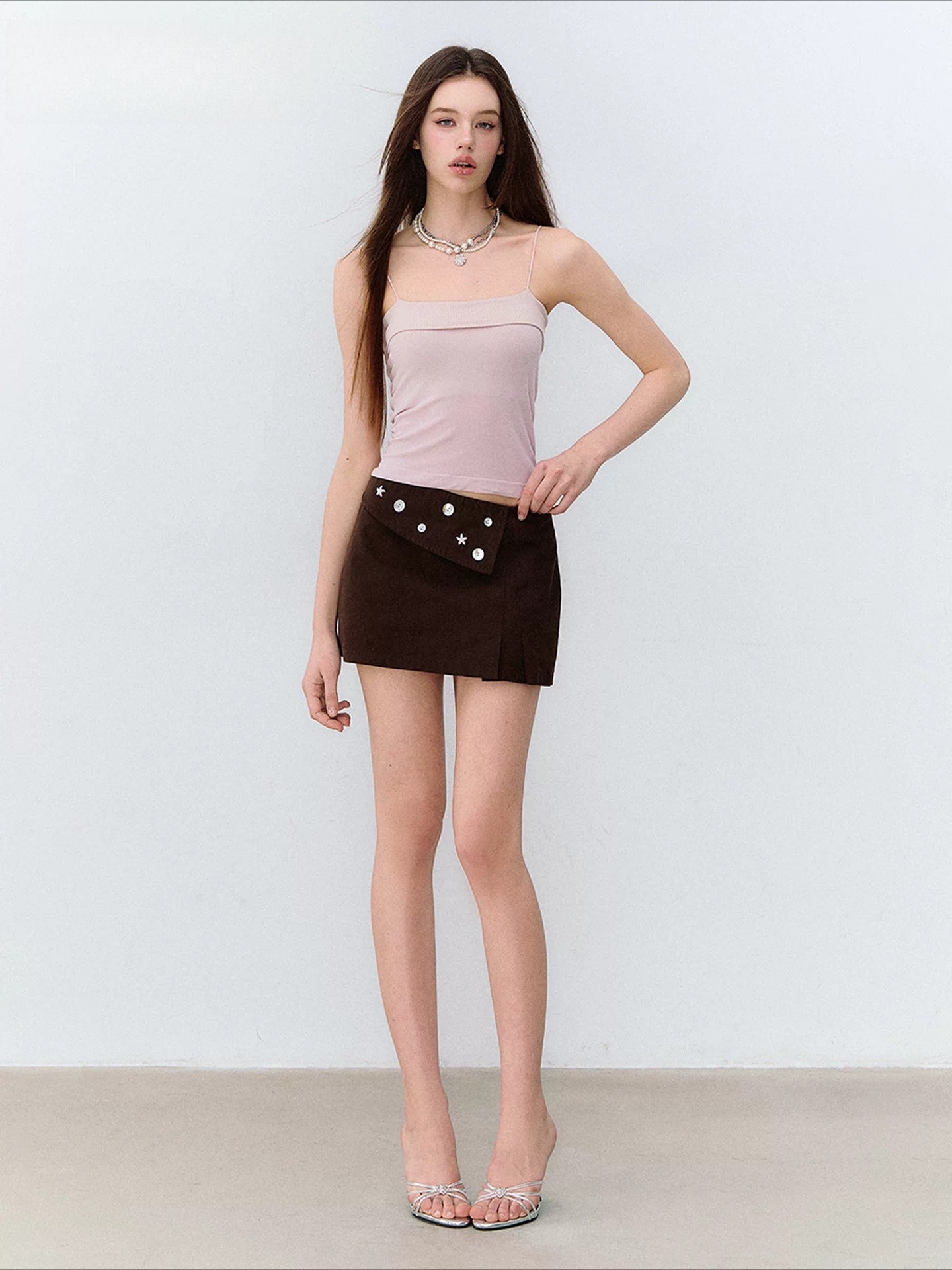 Starfall Shell Mini Skirt