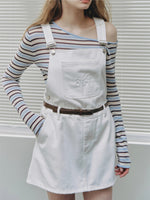 Lyocell Stripe Knit Top