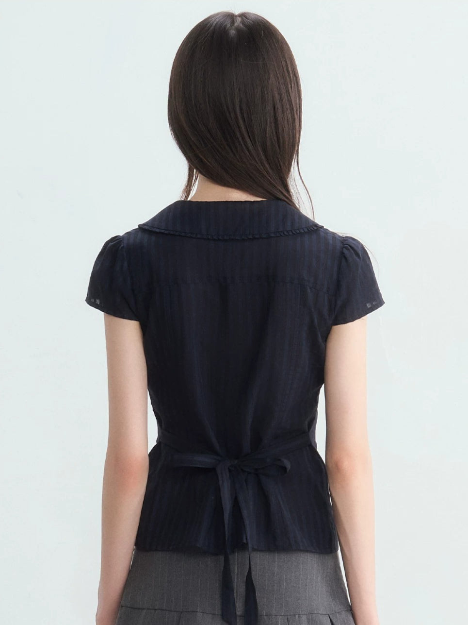 Striped V-Neck Shirt