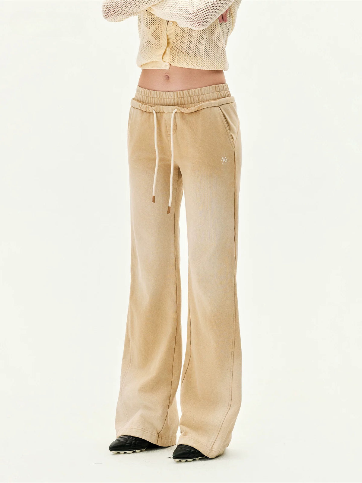Faded Double Waist Pants