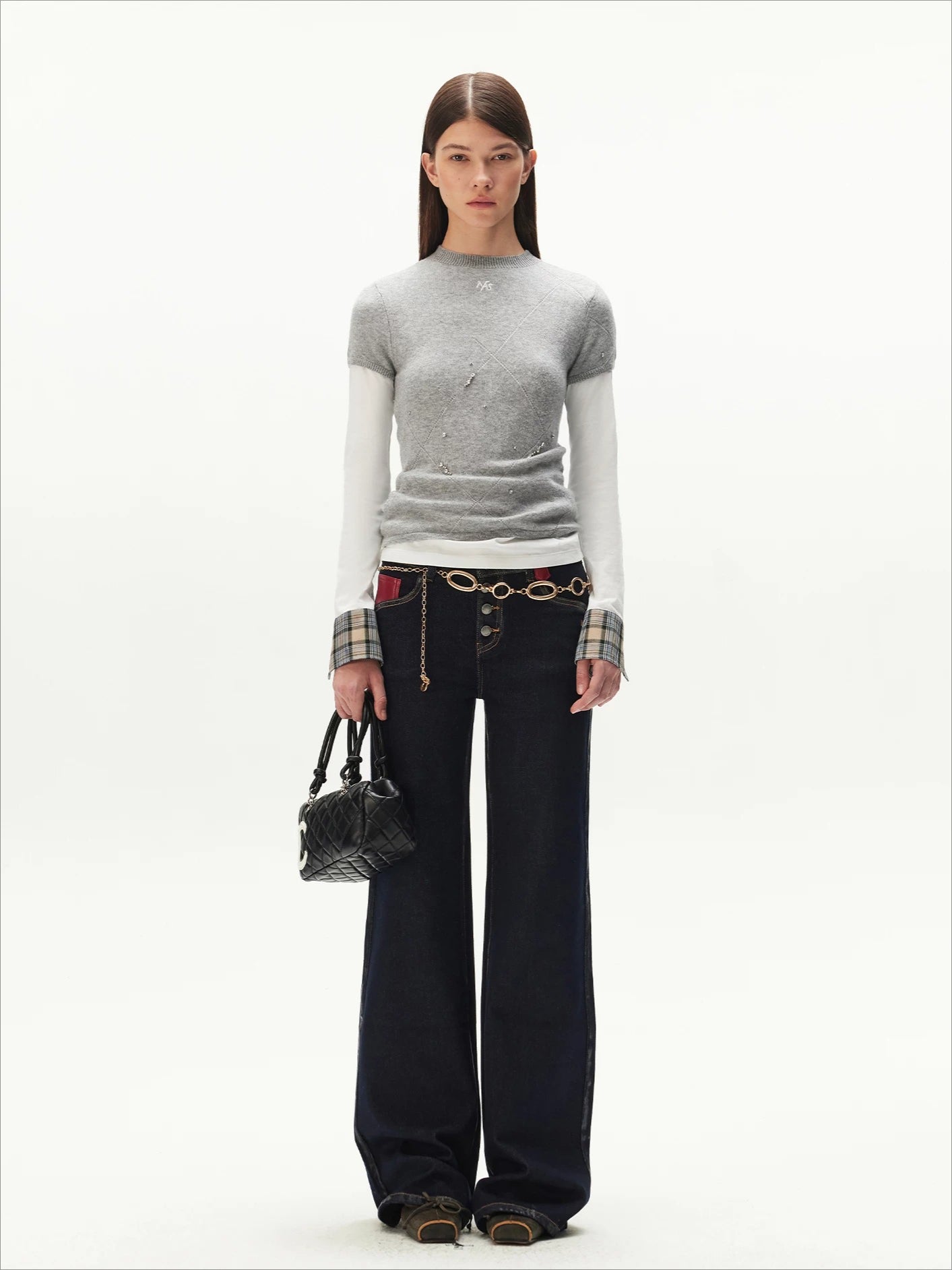 Gelain Pearl Detail Tee