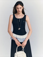 Lace Ruffle Maxi Dress