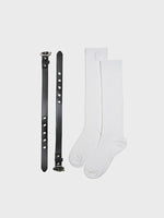 Belt Ribbed Socks