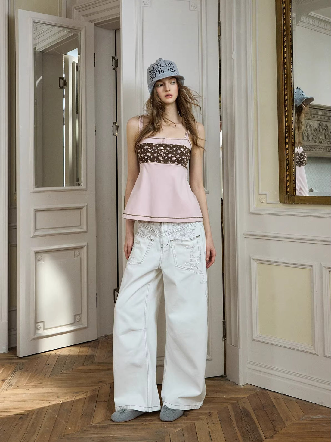 Printed Tie-Strap Camisole