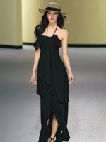 Lyocell Halter Layer Dress