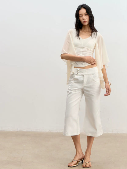 Lyocell V-Neck Top