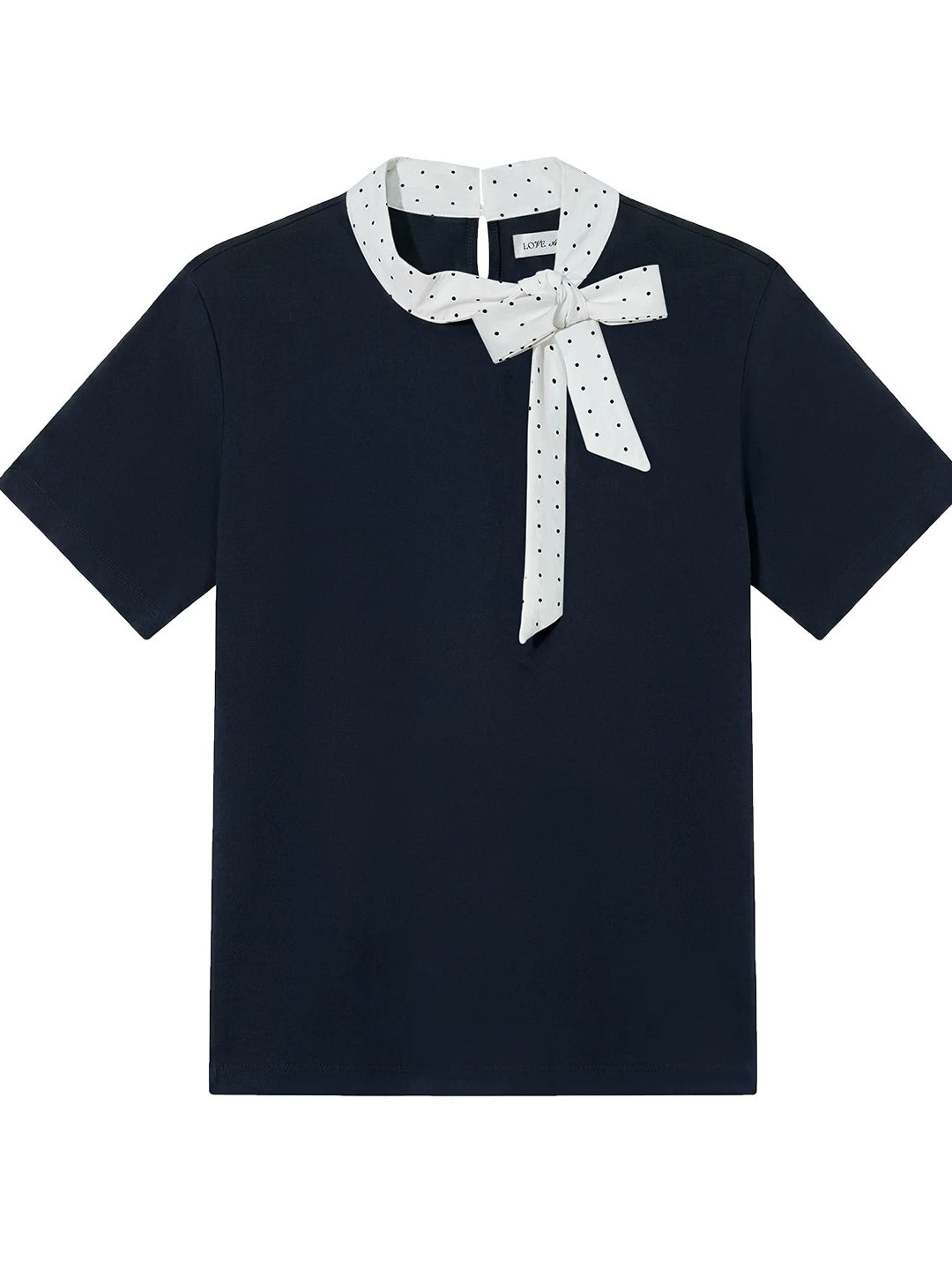 Polka Dot Bow Top