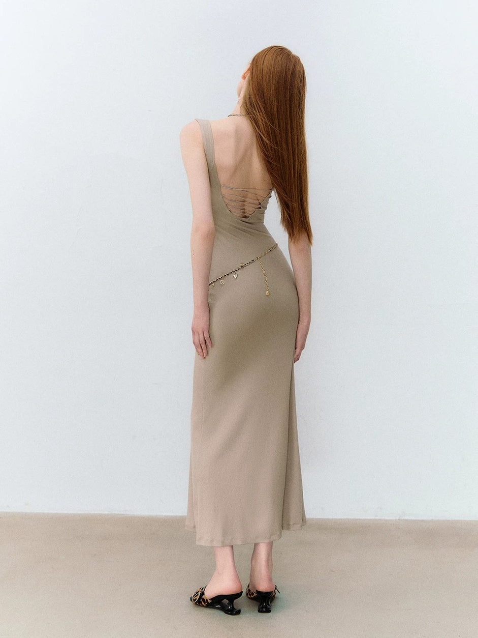 X-Line Cross Back Dress