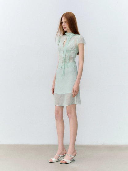 Blurred Romance Chiffon Set