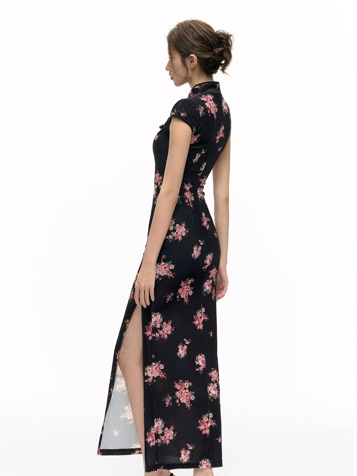 Velvet Qipao Dress