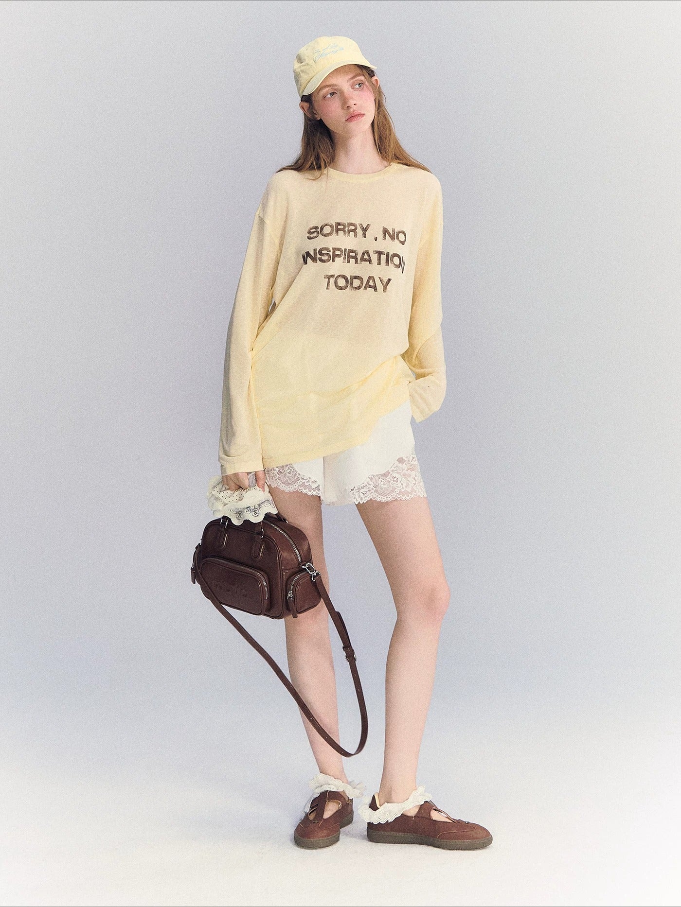 Letter Print Long Sleeve Top