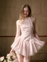 Summer Cool Soft Mist Pink Dress