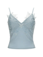 Lace Trim Padded Camisole Top