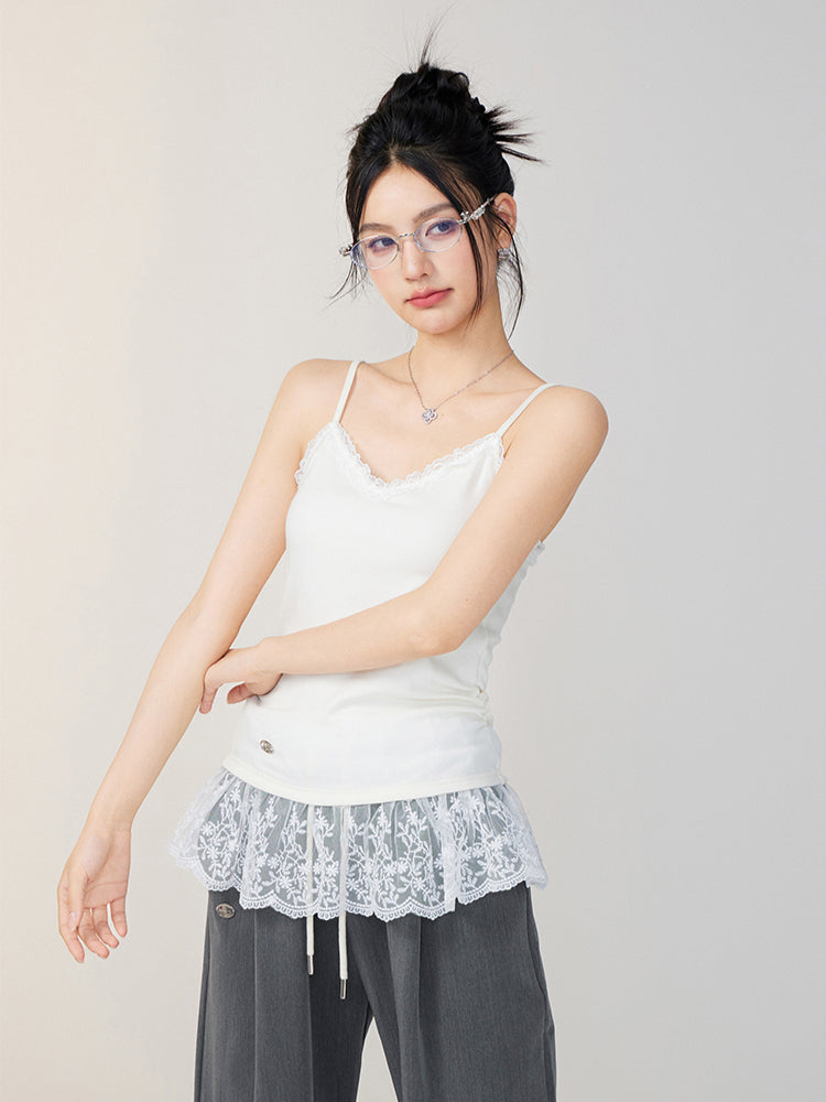 Lace-Trimmed Pure Desire Camisole