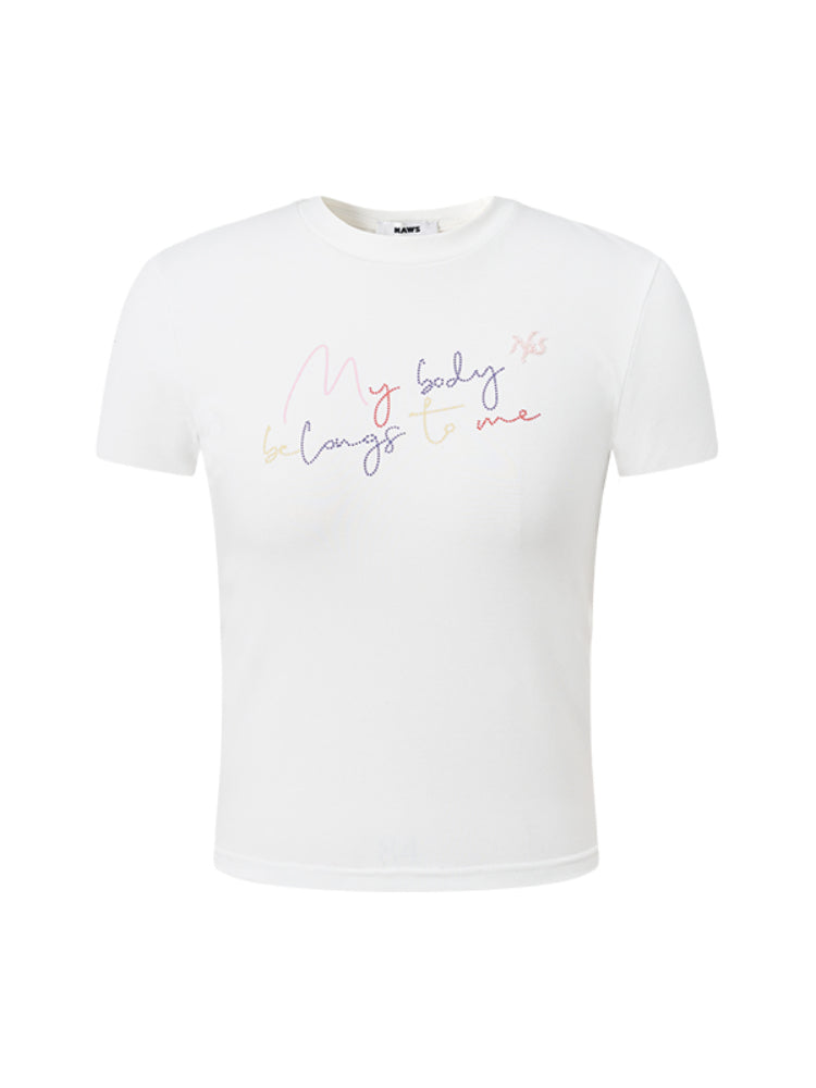 Slim Fit Fitted Short Sleeve T-Shirt