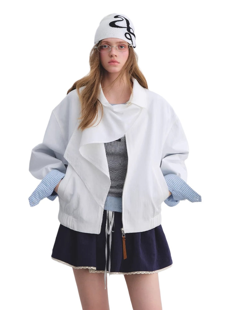 Detachable Cape Harrington Jacket