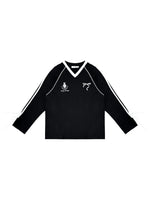 Contrast Bow Long Sleeve Tee