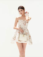 Rose Garden Embroidered Mini Dress