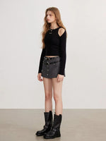 Off Shoulder Knit Top