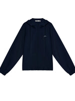 Linen Blend Hoodie Set