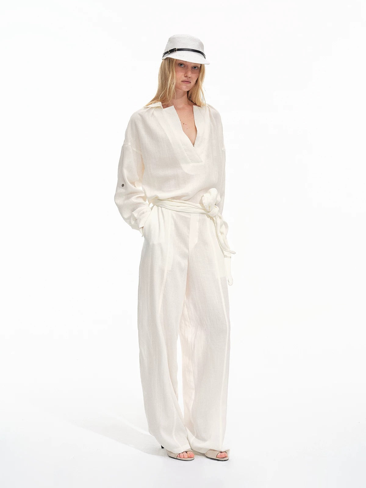 Linen Blend Jumpsuit