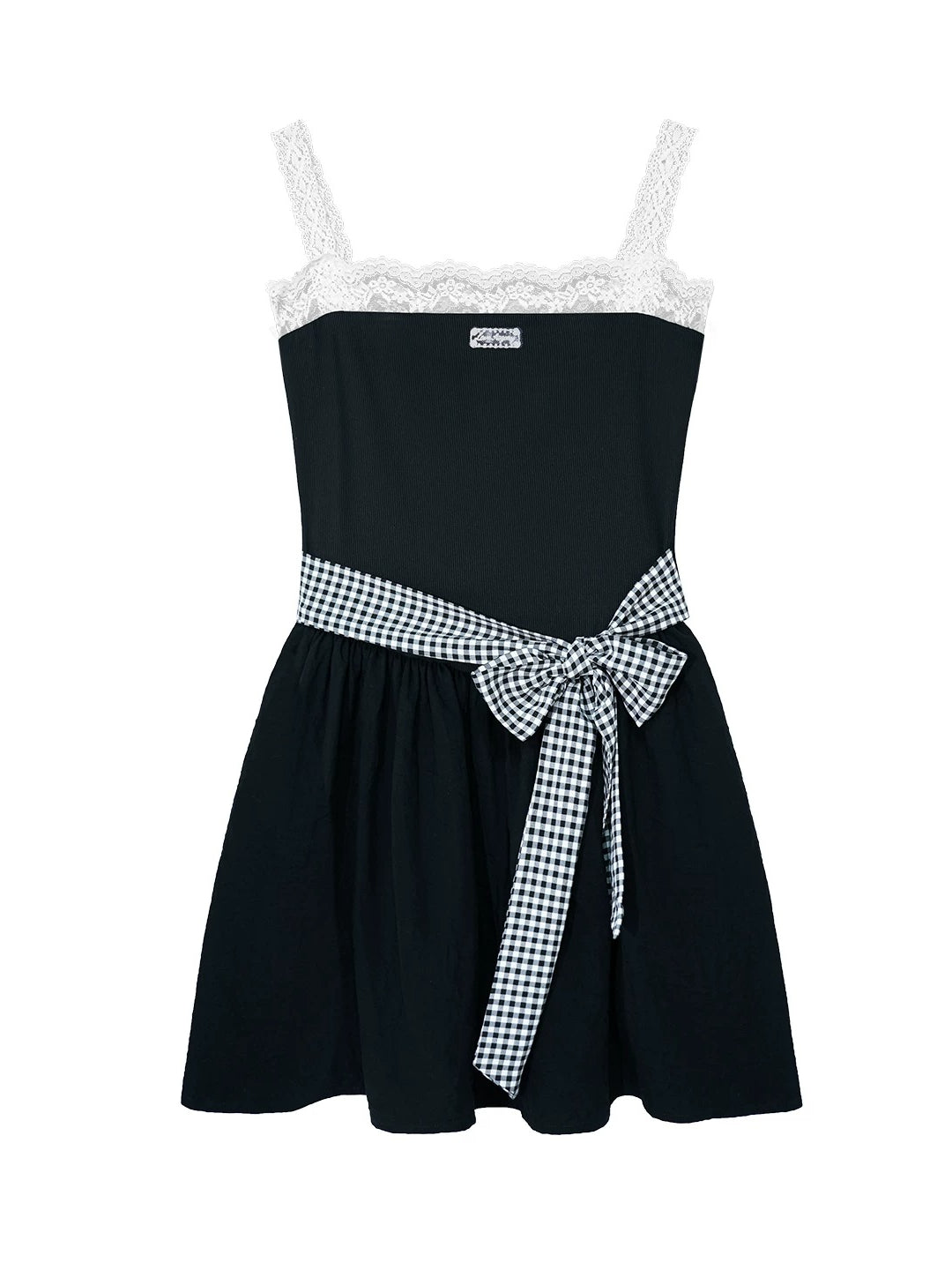 Lace Bow Slip Dress