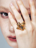 Seashell Star Open Ring
